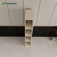 Armoire de rangement ouverte en aluminium étanche et antirouille pour dressing