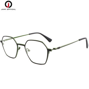 Montures <span class=keywords><strong>de</strong></span> lunettes en métal personnalisables pour hommes avec embouts <span class=keywords><strong>de</strong></span> branches confortables – Vente en gros - Product Image 5