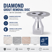 Disques de coupe diamantés multi-usages 50 mm pour marbre, granit, pierre, béton, maçonnerie, meuleuse d'angle