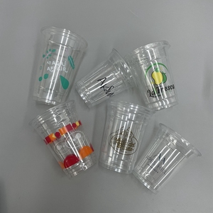 Tasse de charcuterie en plastique PET jetable avec <span class=keywords><strong>couvercle</strong></span>, verre transparent Boba, thé au lait, crème glacée, boisson froide, approvisionnement d'usine - Product Image 4