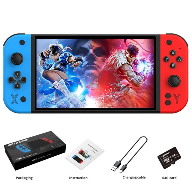 G90 Handheld Game Console New Cross-Border Portable Arcade HD PSP Retro Nostalgic Home TV Wi-Fi Communication