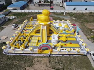 Vịt ngoài trời sân chơi bơm hơi Bouncer khô trượt Combo công viên bơm hơi cho trẻ em - Product Image 4