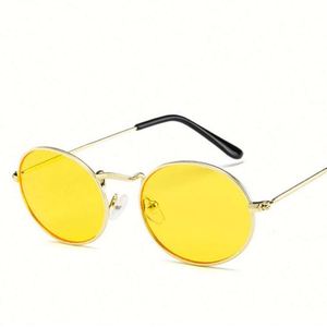 Gafas de Sol Retro de Moda 2019 para Hombre y Mujer, Protección UV400, Montura Metálica Ovalada - Product Image 4