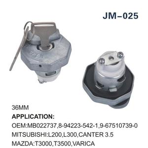 Bouchon de réservoir de carburant avec serrure JM-025 36mm pour Mitsubishi L200 L300 Canter 3.5 Mazda T3000 T3500 Varica - Product Image 1