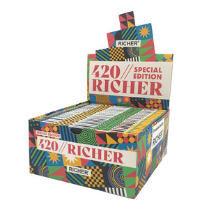 Cheap Custom Rolling Papers King Size 32 Leaves With Tips Brown Rolling Paper - Product Image 4