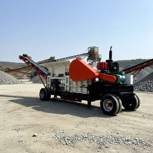 Britador Móvel a Diesel PE400X600 de Precisão para Britagem de Rocha, Britador de Mandíbula para Granito, Britador de Concreto e Mármore - Product Image 1