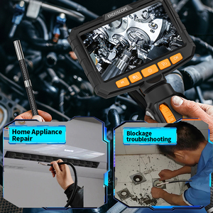 Endoscope industriel avec 6 LED, écran de 4,3 pouces, étanche IP67, caméra d'inspection à câble flexible pour l'automobile - Product Image 5