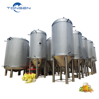 Réservoir de stockage de bière en acier inoxydable de haute qualité de 5000 L, réservoir sous pression à longue durée de vie