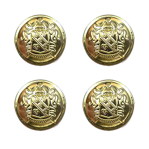 Uniforms Gold <strong>Button</strong> Fancy Embossed Design <strong>Metal</strong> Sewing Garment Accessory Gold Shank Brass Shirt <strong>Button</strong> - Product Image 4