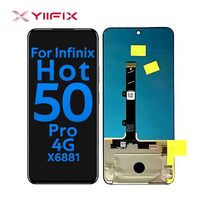 Infinix Hot 50 Pro 4G X6881 Mobile Phone LCD Screen Replacement 1-Year Warranty Pantalla Display Lcd for Infinix Hot 50 Pro