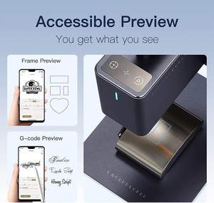 El grabador láser azul LP2 más rápido del mundo Fácil de llevar Grabador láser portátil <span class=keywords><strong>Laserpecker</strong></span> 2 Grabado Cuero Madera Etc. - Product Image 4