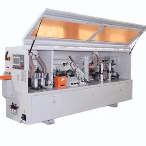HYSEN Double Plywood Mdf Pvc Wood Edge Banding Machine For Panel Furniture Production Line