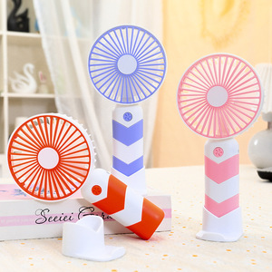 Mini Handheld Usb Rechargeable Fan With Stand <b>Foldable</b> Portable <b>Desk</b> Fan For Outdoor Use - Product Image 1