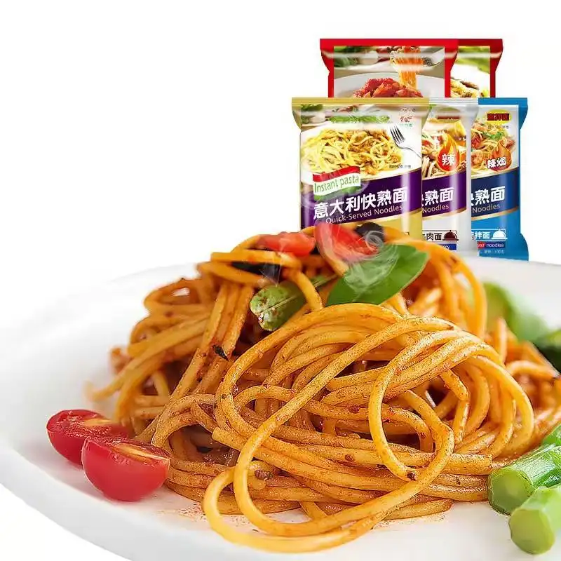 चीनी विनिर्माण हलाल प्रमाणित स्पेगेटी 244g पौष्टिक स्वस्थ स्पेगेटी सूखी फिट स्पेगेटी बिक्री के लिए