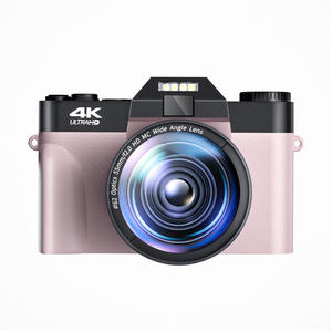 Cámara DSLR Digital 4K UHD con Empuñadura de Cuero, Lente Gran Angular F1.2, Zoom 16X, Enfoque Automático, Luz de Relleno LED Superior, Cámara Profesional para Vlog - Product Image 6