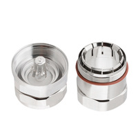 Connecteur coaxial RF mâle DIN 7/16 pour câble d'alimentation 1/2, adaptateur en cuivre pur 50 Ohm pour antenne de station de base de télécommunications