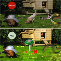 2024 pointes dans le jardin X-PEST répulsif de serpent solaire vibrant fort conduisent efficacement les campagnols serpents éloignés répulsif de taupe de serpents
