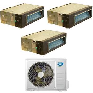 Climatiseur monosplit 9000+9000+12000 Btu Diloc Over A++ D.OVER321 R32 R32 Réfrigérant à fréquence variable - Product Image 1