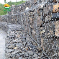 Prix des boîtes de gabion en fil d'acier en alliage d'aluminium et de zinc/construction de gabion/5x1x1m