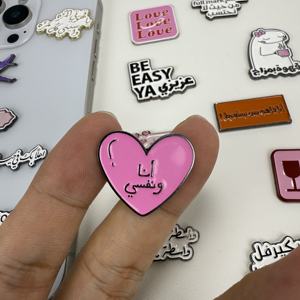 Projetos populares do copo de café Etiqueta Pin Etiqueta do telefone celular Kuwait Caixa do telefone móvel Etiquetas do metal Computador portátil portátil - Product Image 4