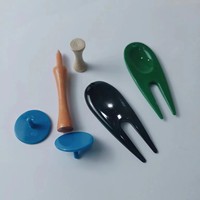 Tee de golf en bois de 4 " 3 1/4 " 2 3/4 " 2 1/8 " personnalisable et coloré avec emballage sur mesure - Accessoires de golf