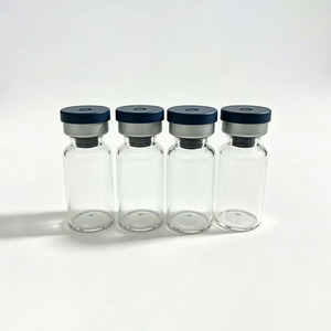 Frascos Tubulares de Vidrio Borosilicato de 3 ml, Grado Farmacéutico, con Tapón de Goma, Botellas Vacías para Almacenamiento de Muestras de Inyección, Venta al Por Mayor - Product Image 3