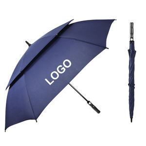 Özel ısmarlama rüzgar geçirmez düz şemsiye lüks RPET Golf promosyon Logo şemsiye iş hediyeler için - Product Image 1