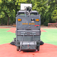 Balayeuse autoportée électrique de 2000 mm de large, certifiée CE, directement de l'usine, pour entrepôts, ateliers et places publiques