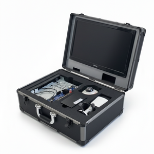 Tùy Chỉnh Nhôm Phần Cứng Trường Hợp Chuyến Bay Với Màn Hình, Màn Hình Di Động Màn Hình Di Động Trường Hợp Lưu Trữ Hộp Cặp Kết Hợp Khóa - Product Image 4