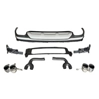 Prix d'usine Kit carrosserie Diffuseur de pare-chocs arrière avec embout d'échappement pour Audi Q7 SQ7 2020-2024