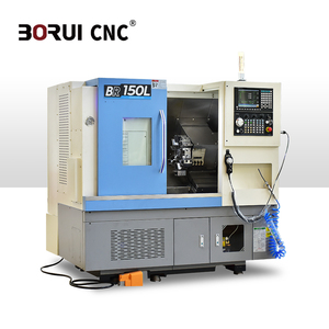 <span class=keywords><strong>Torno</strong></span> CNC de Cama Inclinada de Alta Velocidad BoRui BR150L con Motor Integrado de 2000 rpm y Rodamientos Cerámicos para Mecanizado de Precisión - Product Image 3
