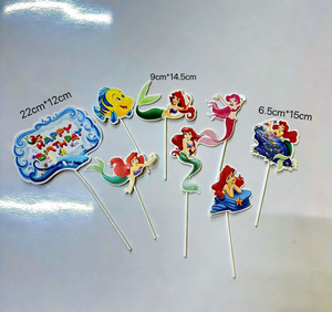 Decorazioni per Torte di <span class=keywords><strong>Compleanno</strong></span> con Grafiche Vivaci, Bastoncini Decorativi per Dessert, Ornamenti per Feste di <span class=keywords><strong>Compleanno</strong></span> a Tema Divertente e <span class=keywords><strong>Stilizzato</strong></span> - Product Image 5