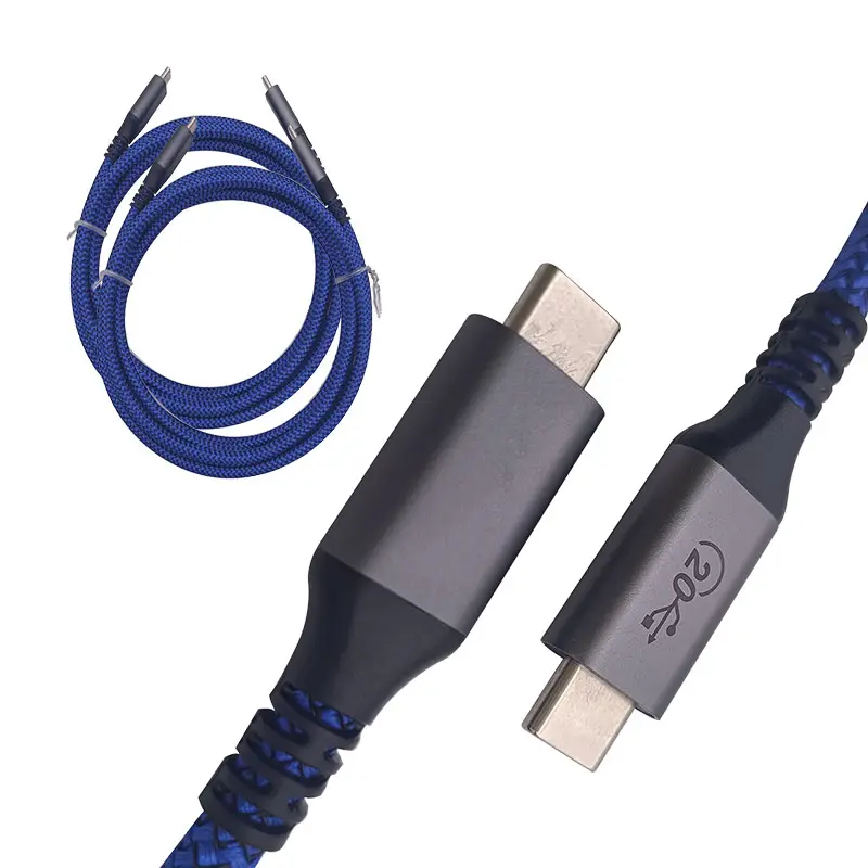 Grosir produk listrik kabel telepon USB C ke C pengisian untuk telepon seluler pengisi daya USB Tipe c kabel