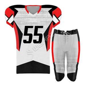 Camiseta y pantalón de fútbol americano para hombre sublimados personalizados, camiseta de fútbol de alto rendimiento que absorbe la humedad - Product Image 1