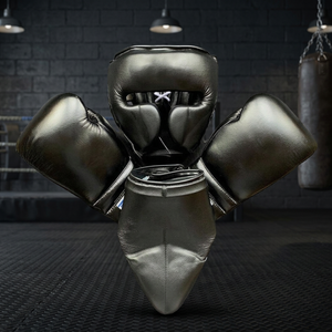 Set de Boxeo Personalizable de PVC de Alta Calidad, Guantes Cómodos para Sparring, Protector de Cabeza y Entrepierna, Marca Personalizada, Kit de Entrenamiento - Product Image 3