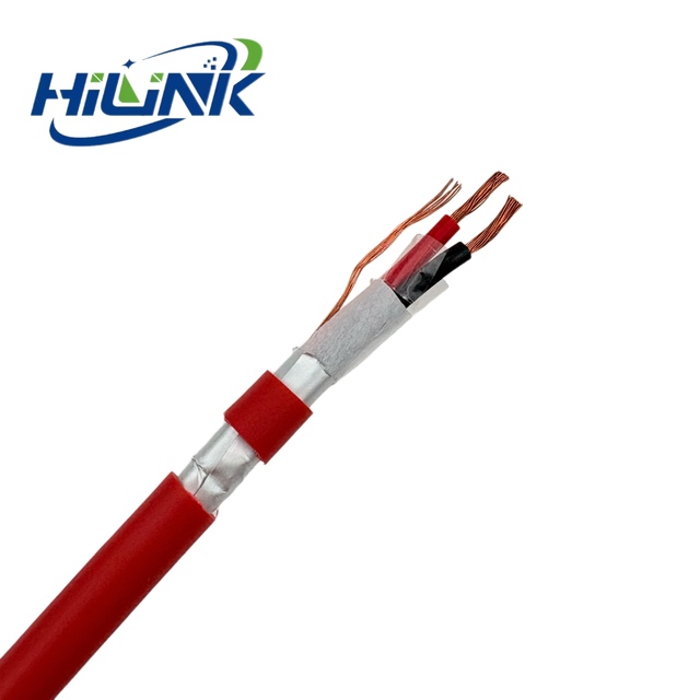 Chinese Factory 1.50mm² Bare Copper FPLR 2C Shielded PVC LSZH Fire Alarm Cable for Security System CPR UL CE Certificated Cable