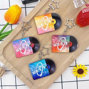 Llaveros personalizados de CD NFC con impresión UV <span class=keywords><strong>Kpop</strong></span>, llaveros personalizados de CD Euro American Singer con reproductor NFC - Product Image 4