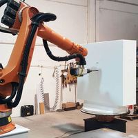 Bras mécanique industriel 6 axes et robot manipulateur avec robot collaboratif fraisage coupe gravure bras de polissage