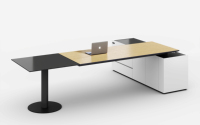 Table de conférence ovale minimaliste moderne et bureau polyvalent pour la maison, le bureau, l'école et l'usage commercial