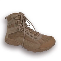 Bottes tactiques en cuir DFS7 avec manchons respirants en maille pour l'été et ventilation