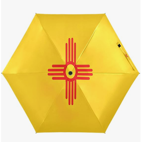 Parapluie imperméable avec drapeau de l'État américain du Wyoming, pour l'extérieur, avec ouverture et fermeture automatiques, revêtement anti-UV - Product Image 4