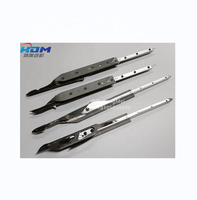 Pièces de rechange Rapier Loom Rapier Head THEMA Changer en GAMMA Gripper avec plaque de base en fibre de carbone noire LH + RH pour machine textile