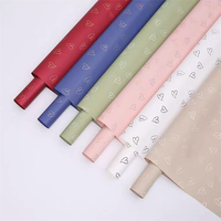Emballage cadeau en plastique pour fleuriste, rouleaux d'emballage de fleurs coréennes, papier d'emballage de fleurs imperméable pour bouquet, nouvelle collection