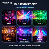 Projecteur à tête mobile 150W, 8 couleurs, stroboscope arc-en-ciel 540 ° Pan 200 ° Lumière d'effet de scène DMX inclinable pour l'éclairage des événements et des clubs
