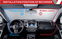 Populaire Wholesale4K Stream voiture DVR avec rétroviseur caméra enregistreur haute définition camion caméra pour la surveillance des véhicules