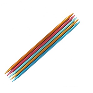 Lotus Yarns <span class=keywords><strong>Addi</strong></span> Aguja de tejer de doble punta de color aluminio 2,00mm-8,00mm Costura de ganchillo - Product Image 5