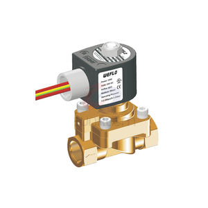 جسم نحاسي EPDM غشاء SS304 زنبرك ضغط عالي صمام ملف لولبي ثنائي الاتجاه يعمل بالطيار ملحقات معدات مكافحة الحرائق - Product Image 1