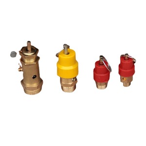 Safety Valve Threaded 100 Bar Pressure Relief For Air Compressor <b>Screw</b> Reciprocating - Product Image 3