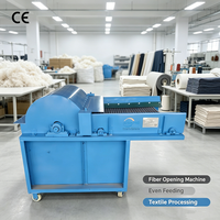 Machine à broyer les tissus, broyeur de vêtements usagés, machine à broyer les vêtements, équipement de recyclage des textiles usagés