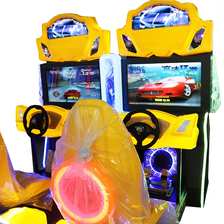 Rifornimento della fabbrica volante macchina da interno simulatore di giochi di auto da corsa per bambini gioco di corse